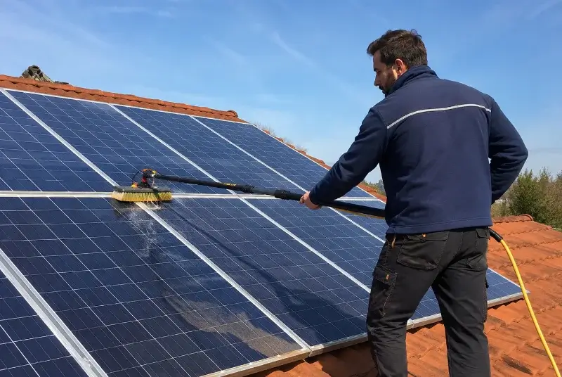 Nettoyage et entretien de panneaux solaires à Lunel