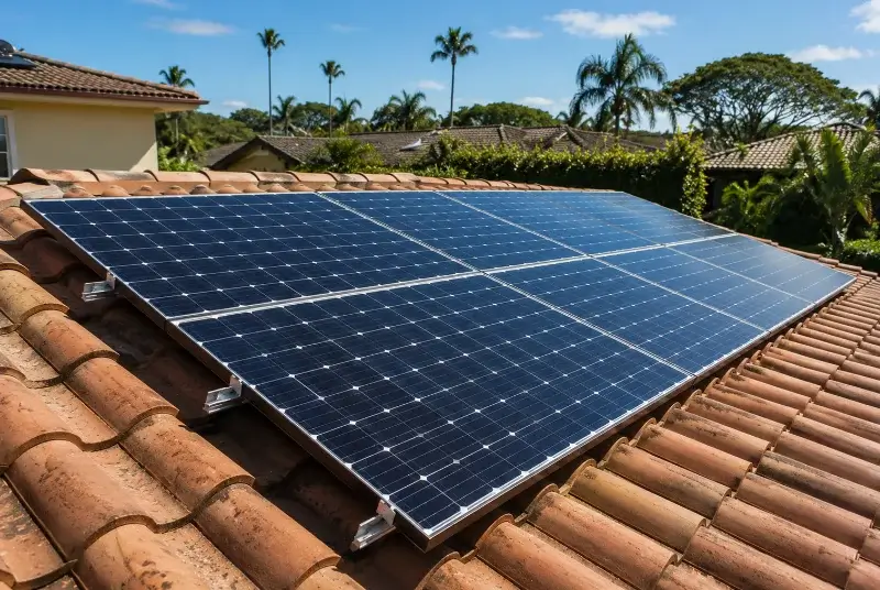 Installation de panneaux solaires à Lunel