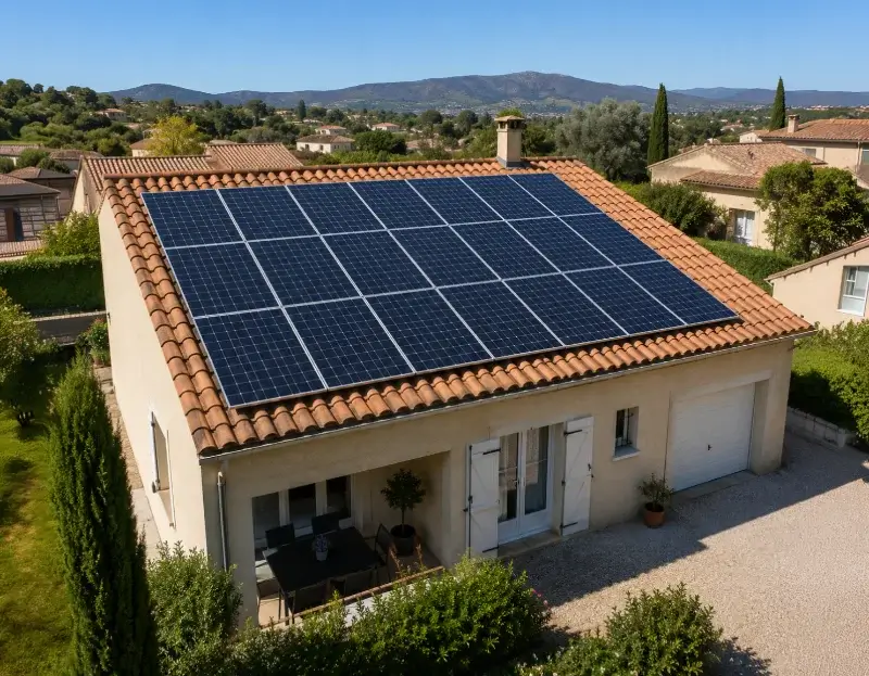 Prime à l'autoconsommation panneaux solaires Lunel — aide financière de l'État